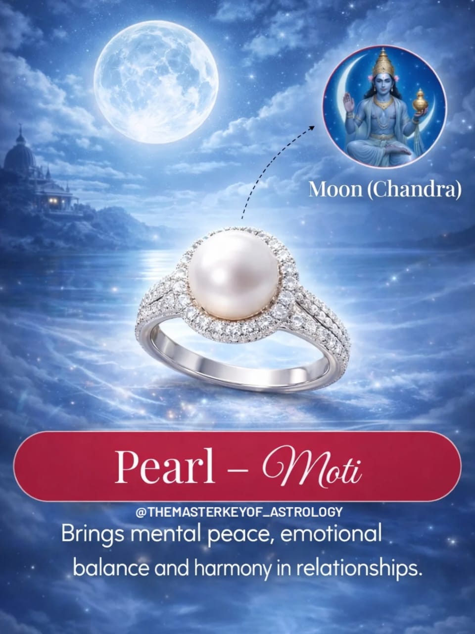 Pearl (मोती) ring